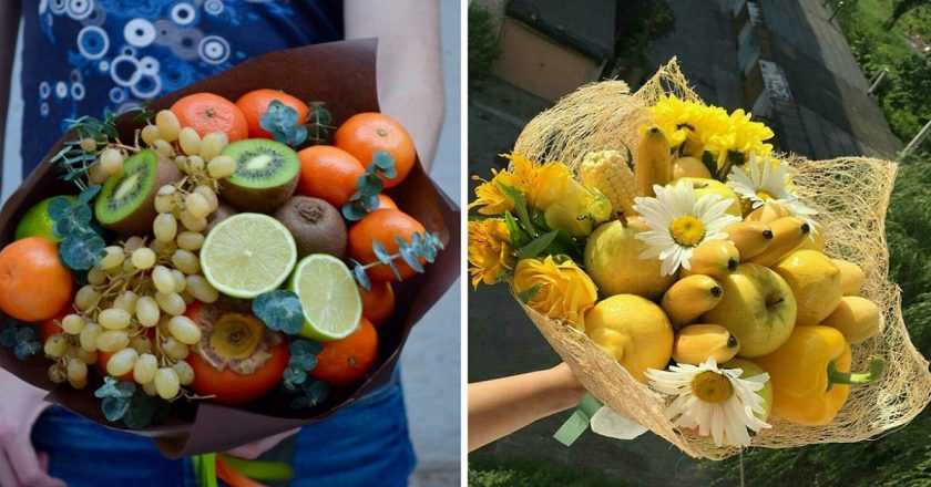 Как сделать красивый букет из фруктов своими руками