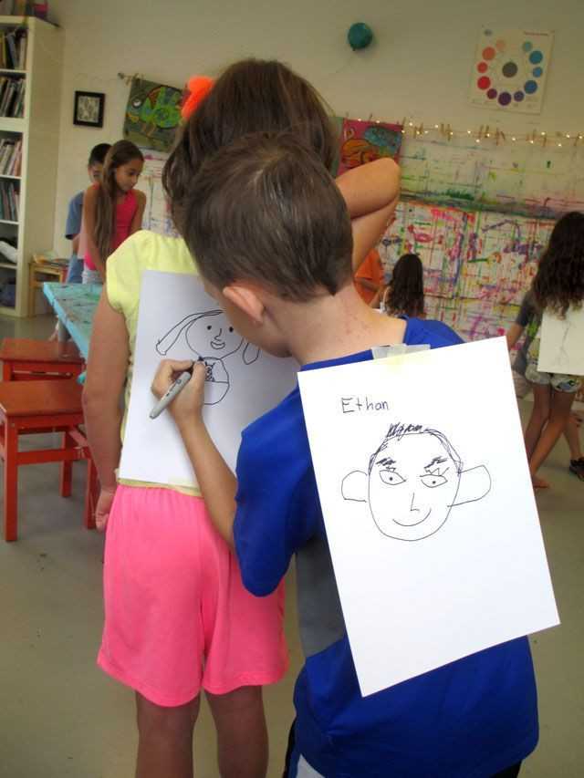 Дети угадывают взрослых. Конкурс рисование на спине. Интересное рисование. Рисуем с детьми. Занимательное рисование.