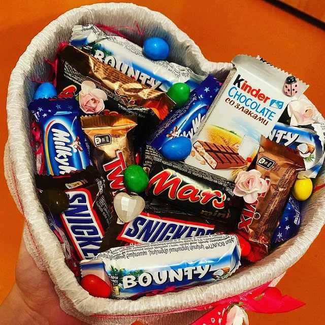 Букеты из конфет – классные подарки своими руками!